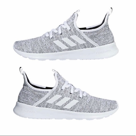 ADIDAS CloudFoam Pure Running Sneakers, Gray NIB - Picture 3 of 14